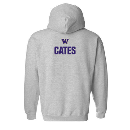 Washington - NCAA Men's Track & Field : Tomeko Cates - Classic Shersey Hooded Sweatshirt-1