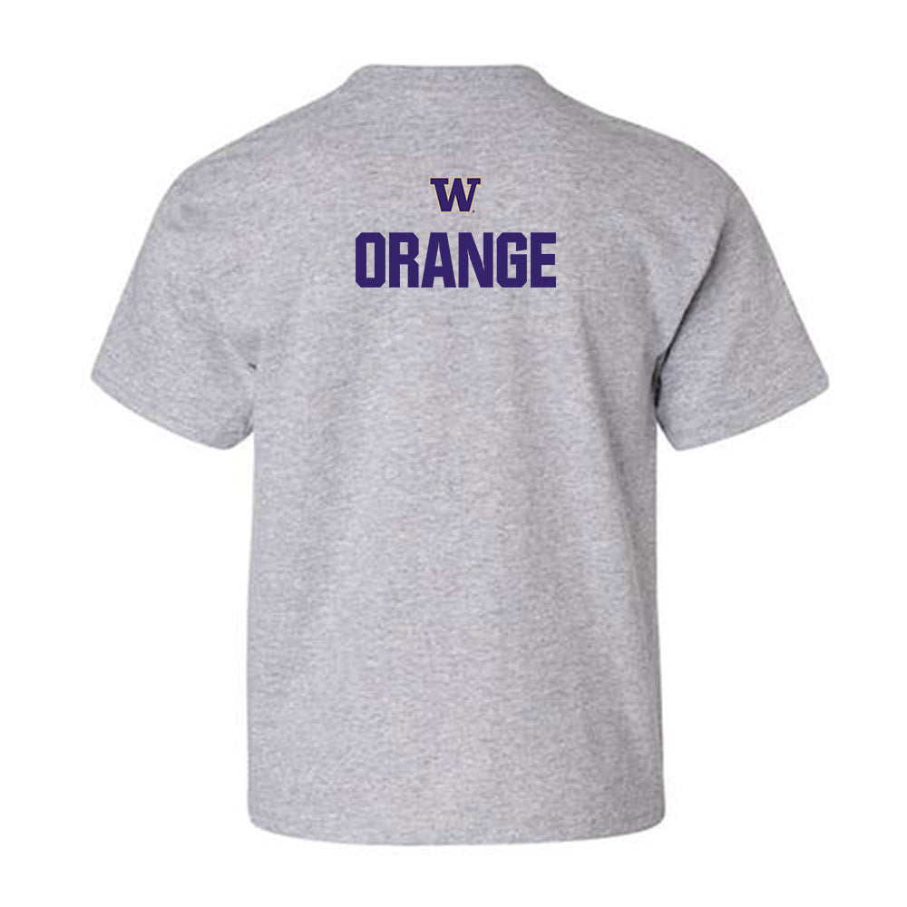 Washington - NCAA Women's Track & Field : Saydi Orange - Classic Shersey Youth T-Shirt-1