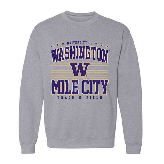 Washington - NCAA Men's Track & Field : Roman Hutchinson - Classic Shersey Crewneck Sweatshirt-0