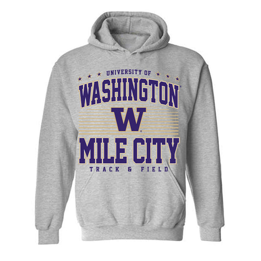 Washington - NCAA Women's Track & Field : Adrienne Edwards - Classic Shersey Hooded Sweatshirt-0