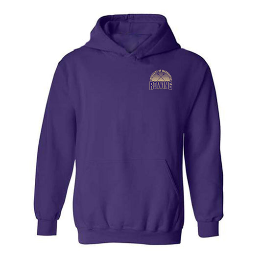 Washington - NCAA Men's Rowing : - Roster Hooded Sweatshirt-0