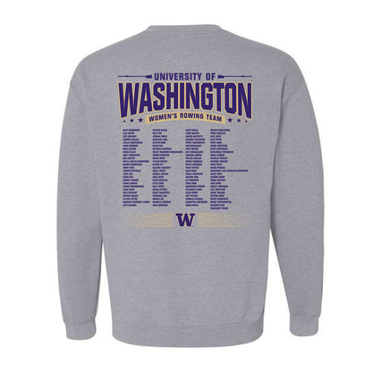 Washington - NCAA Women's Rowing : - Roster Shirt Crewneck Sweatshirt-1