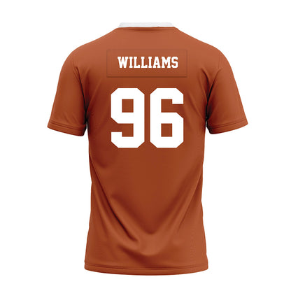 Texas - NCAA Football : Zion Williams - Orange Premium Football Jersey-1