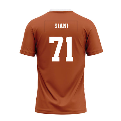 Texas - NCAA Football : Melvin Siani - Orange Premium Football Jersey-1