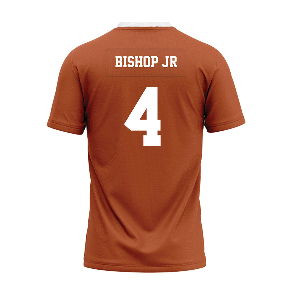 Texas - NCAA Football : Jermaine Bishop Jr - Orange Premium Football Jersey-1