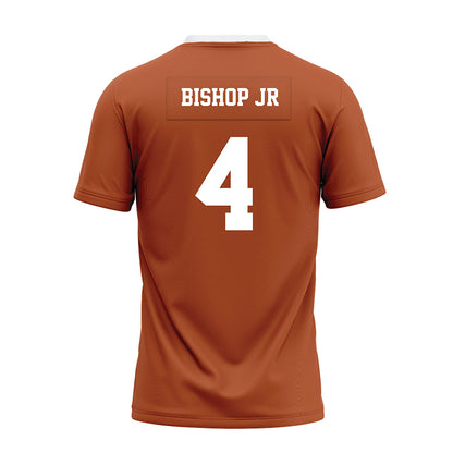 Texas - NCAA Football : Jermaine Bishop Jr - Orange Premium Football Jersey-1