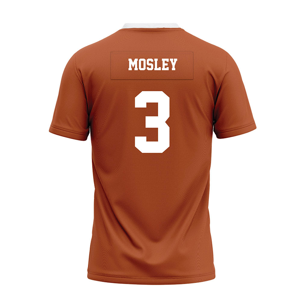 Texas - NCAA Football : Emmett Mosley - Orange Premium Football Jersey-1