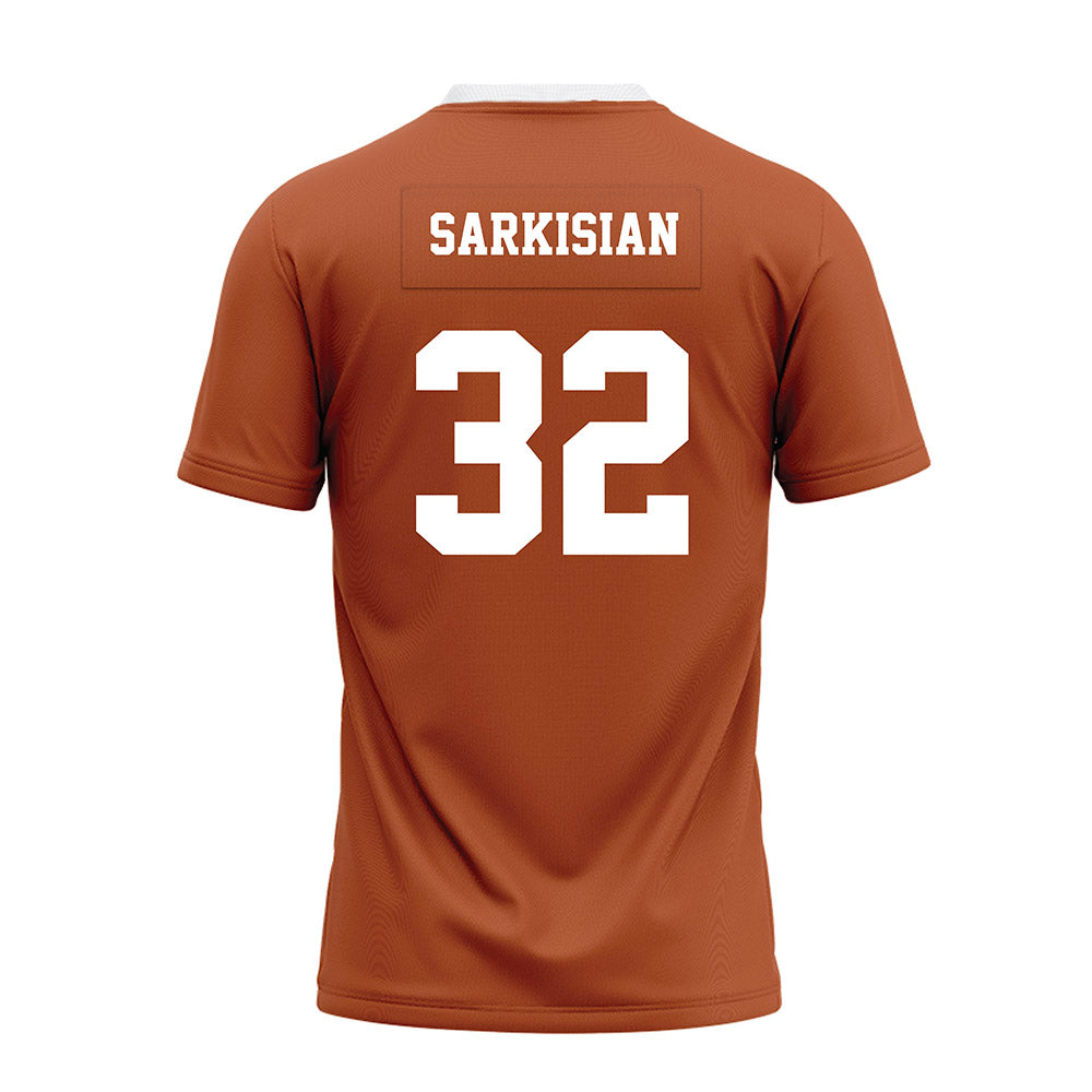 Texas - NCAA Football : Brady Sarkisian - Orange Premium Football Jersey-1