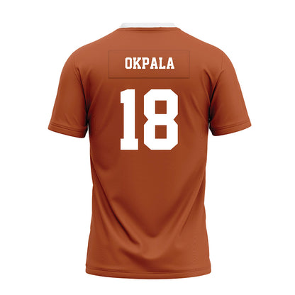Texas - NCAA Football : Kosi Okpala - Orange Premium Football Jersey-1