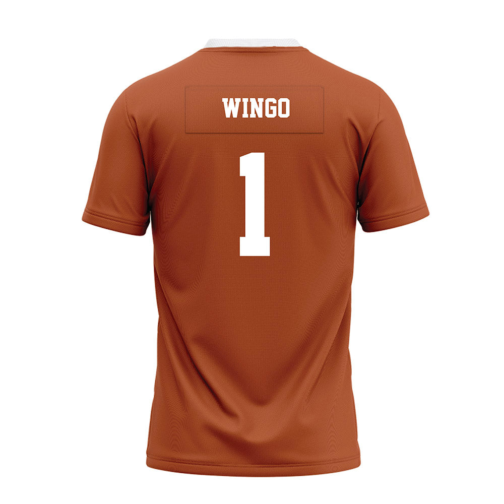 Texas - NCAA Football : Ryan Wingo - Orange Premium Football Jersey-1