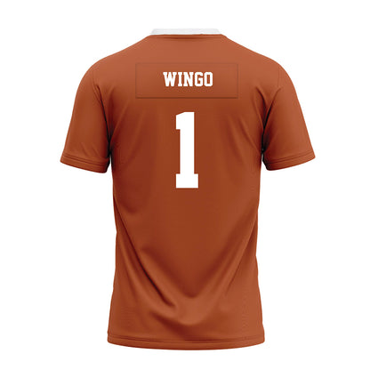 Texas - NCAA Football : Ryan Wingo - Orange Premium Football Jersey-1