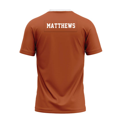 Texas - NCAA Football : Samari Matthews - Orange Premium Football Jersey-1