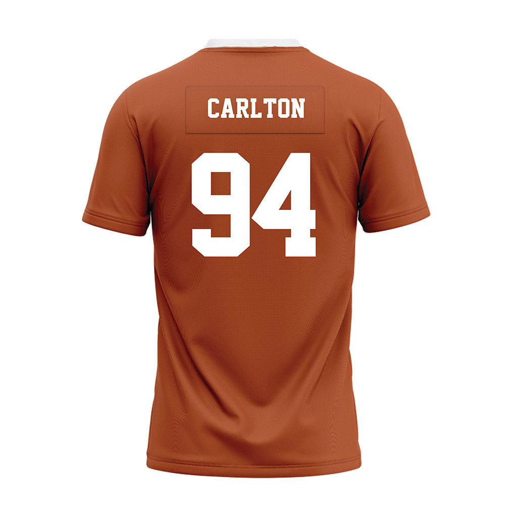 Texas - NCAA Football : JAMARION CARLTON - Orange Premium Football Jersey-1