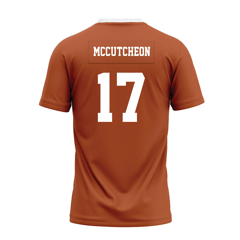 Texas - NCAA Football : Daylan Mccutcheon - Orange Premium Football Jersey-1