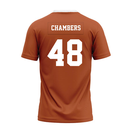 Texas - NCAA Football : Bryce Chambers - Orange Premium Football Jersey-1