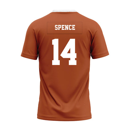 Texas - NCAA Football : Brad Spence - Orange Premium Football Jersey-1