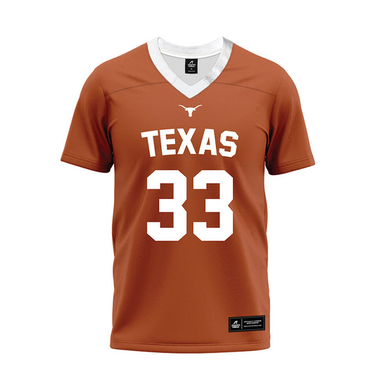 Texas - NCAA Football : Carson Berger - Orange Premium Football Jersey-0