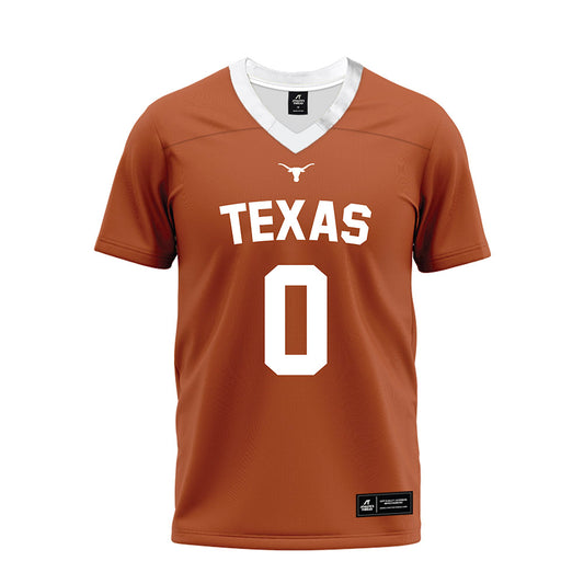 Texas - NCAA Football : John Meredith - Orange Premium Football Jersey-0