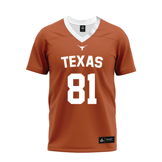 Texas - NCAA Football : Nick Townsend - Orange Premium Football Jersey-0