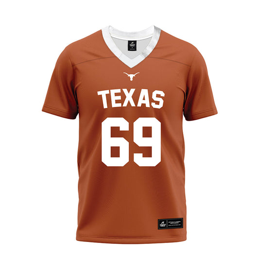 Texas - NCAA Football : Brooks Kieschnick - Orange Premium Football Jersey-0