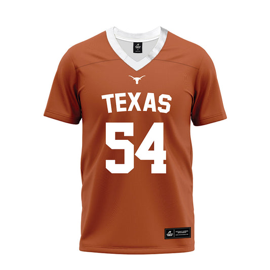 Texas - NCAA Football : Cole Hutson - Orange Premium Football Jersey-0