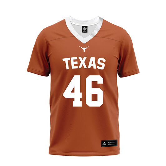 Texas - NCAA Football : Spencer Barnett - Orange Premium Football Jersey-0