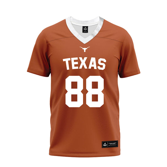 Texas - NCAA Football : Charlie Jilek - Orange Premium Football Jersey-0