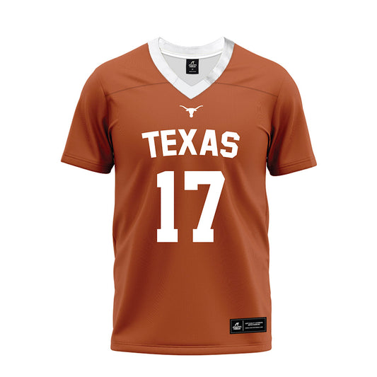 Texas - NCAA Football : Xavier Filsaime - Orange Premium Football Jersey-0