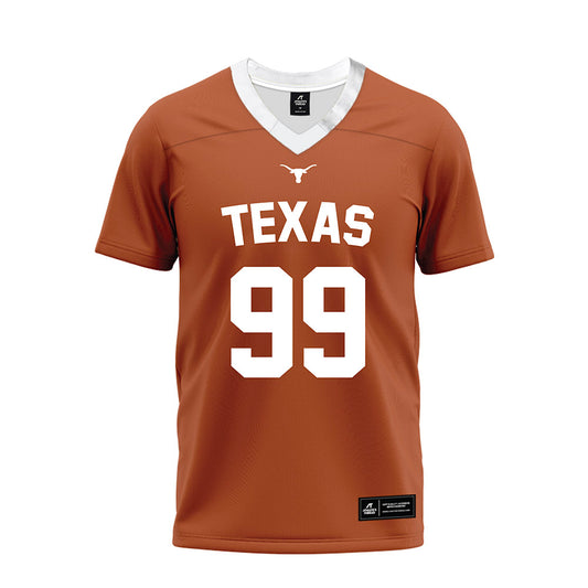Texas - NCAA Football : Richard Wesley - Orange Premium Football Jersey-0