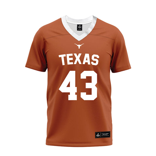 Texas - NCAA Football : Michael Chiumento - Orange Premium Football Jersey-0