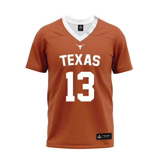 Texas - NCAA Football : Zelus Hicks - Orange Premium Football Jersey-0