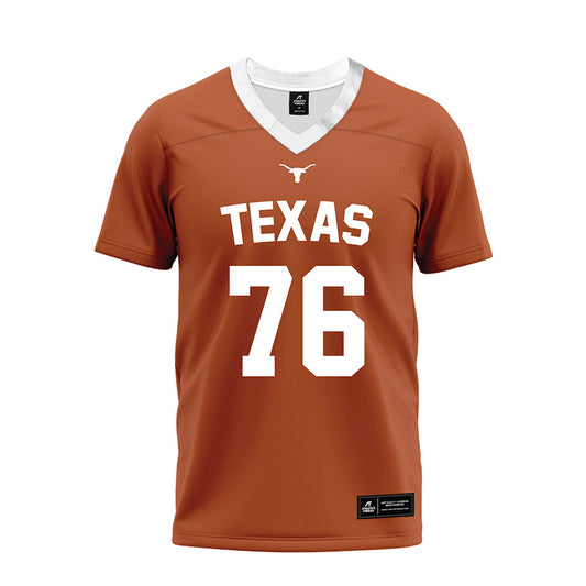 Texas - NCAA Football : Jackson Christian - Orange Premium Football Jersey-0