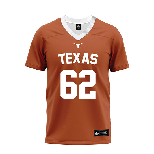 Texas - NCAA Football : Connor Robertson - Orange Premium Football Jersey-0