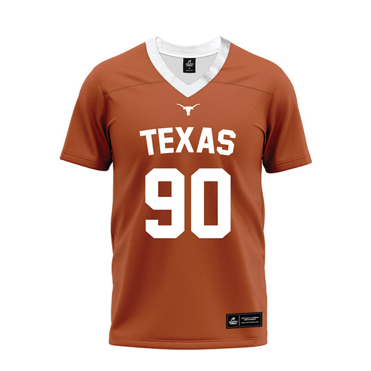 Texas - NCAA Football : Josiah Sharma - Orange Premium Football Jersey-0