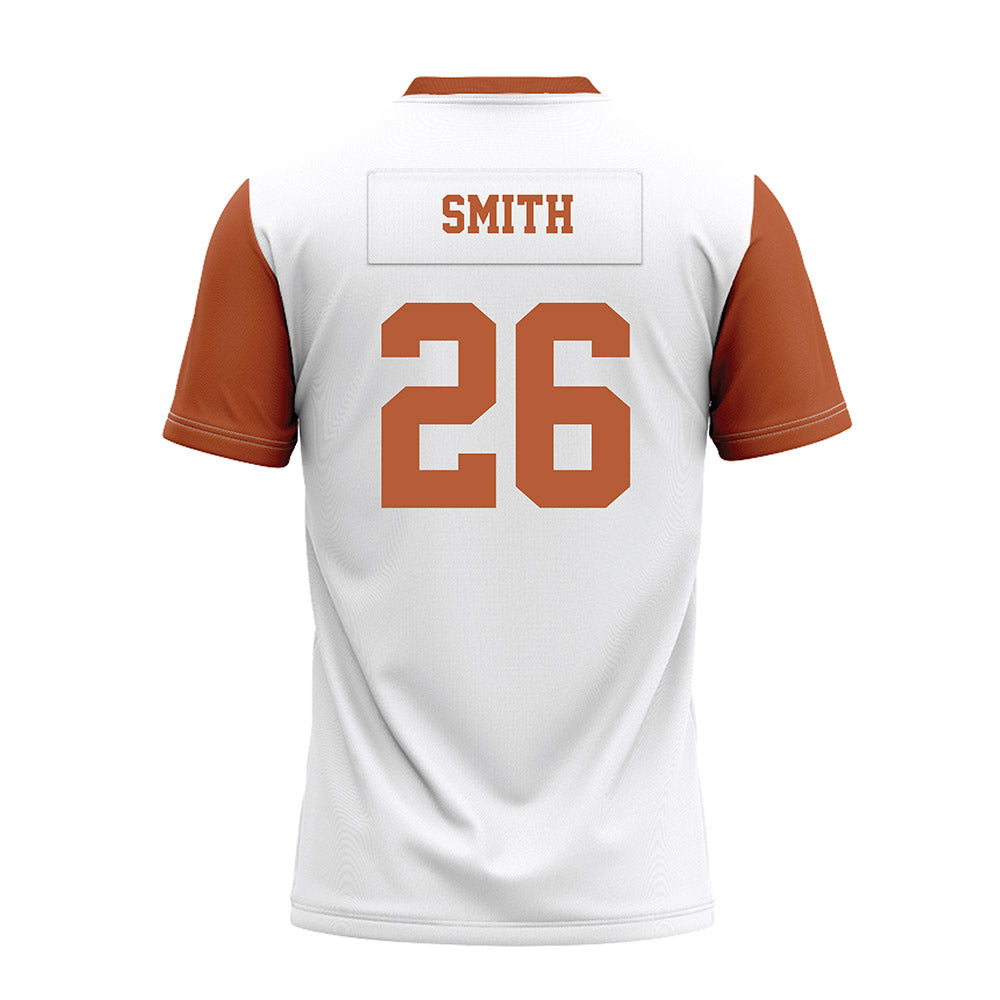 Texas - NCAA Football : TyAnthony Smith - White Premium Football Jersey-1