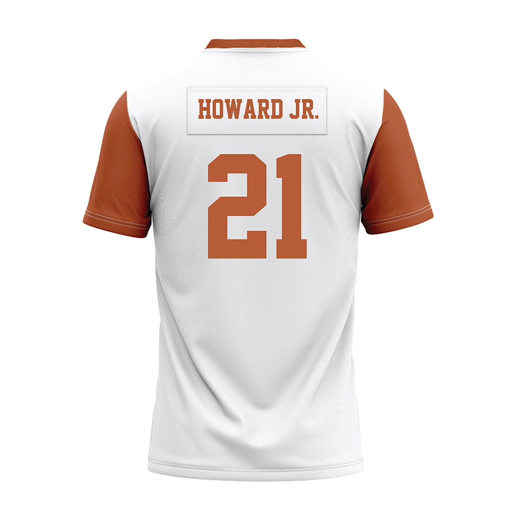 Texas - NCAA Football : Hayward Howard Jr. - White Premium Football Jersey-1