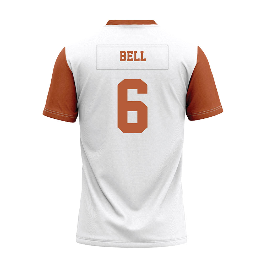 Texas - NCAA Football : Dia Bell - White Premium Football Jersey-1