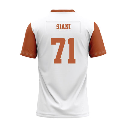 Texas - NCAA Football : Melvin Siani - White Premium Football Jersey-1