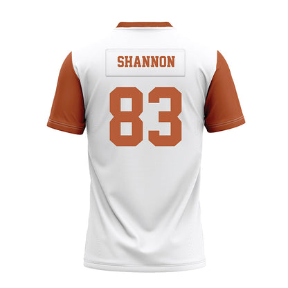 Texas - NCAA Football : Spencer Shannon - White Premium Football Jersey-1