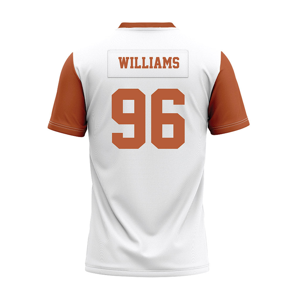 Texas - NCAA Football : Zion Williams - White Premium Football Jersey-1