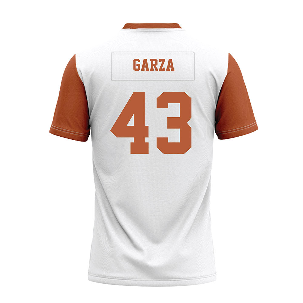 Texas - NCAA Football : Eric Garza - White Premium Football Jersey-1
