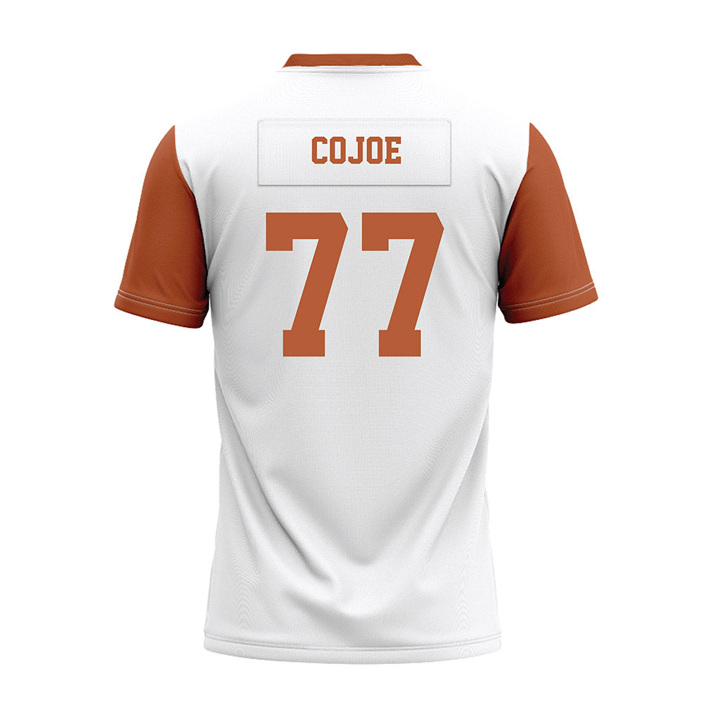 Texas - NCAA Football : Andre Cojoe - White Premium Football Jersey-1