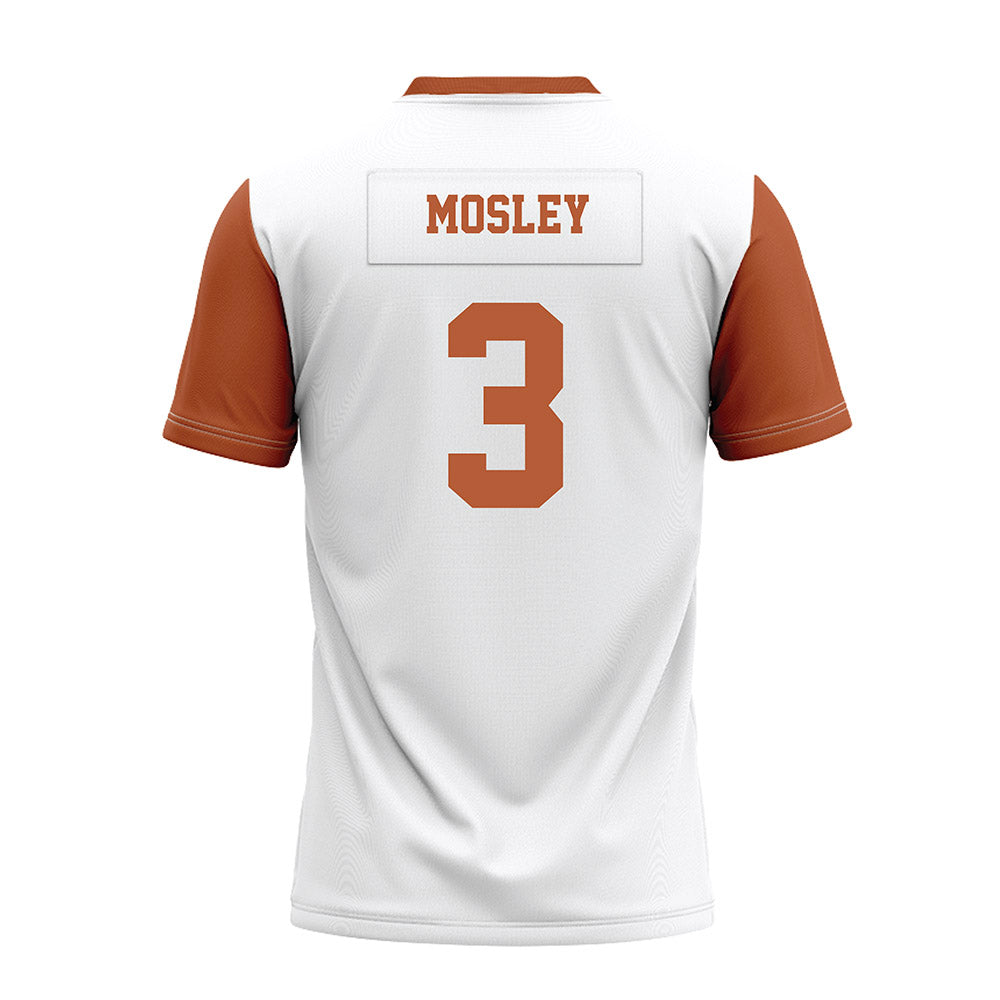 Texas - NCAA Football : Emmett Mosley - White Premium Football Jersey-1