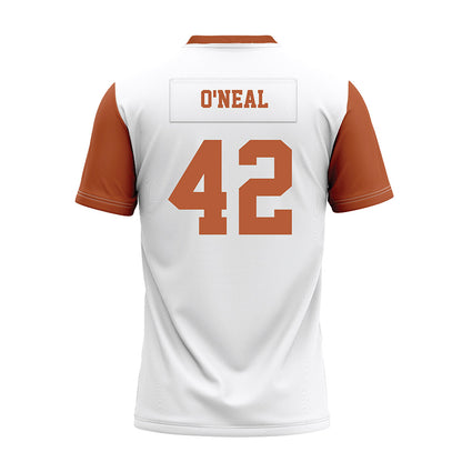 Texas - NCAA Football : Trott O'Neal - White Premium Football Jersey-1