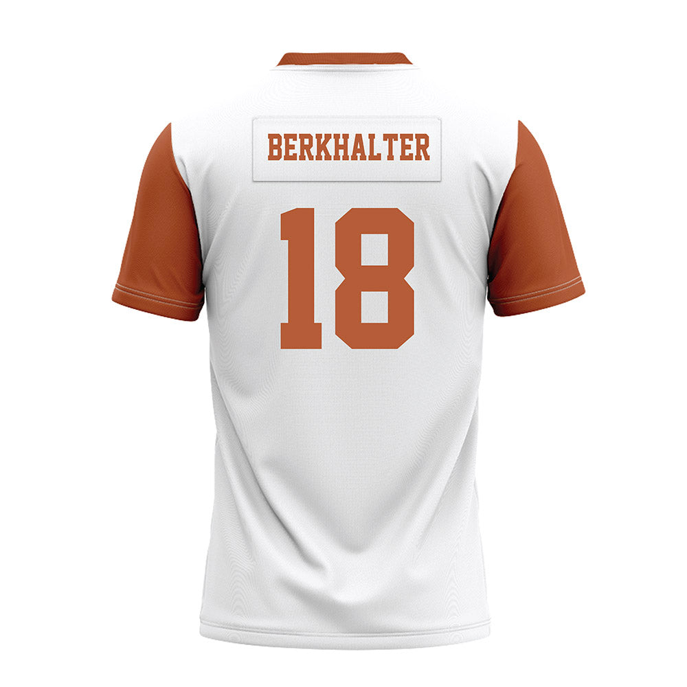 Texas - NCAA Football : Sterling Berkhalter - White Premium Football Jersey-1