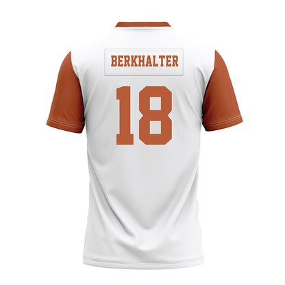 Texas - NCAA Football : Sterling Berkhalter - White Premium Football Jersey-1