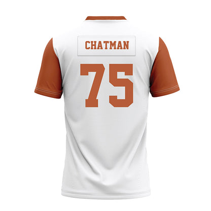 Texas - NCAA Football : Jaydon Chatman - White Premium Football Jersey-1