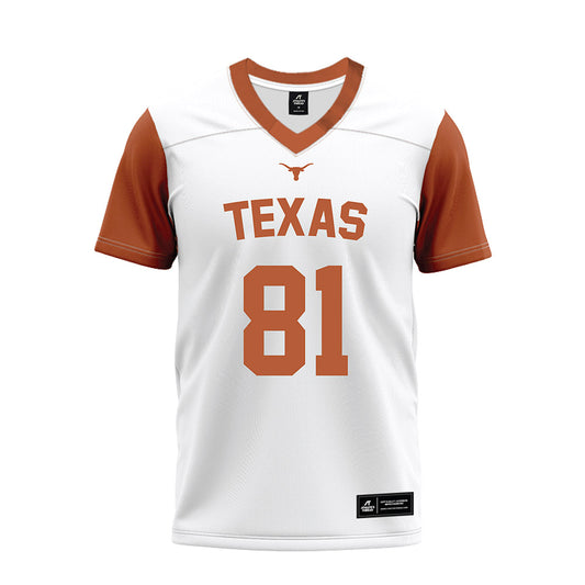 Texas - NCAA Football : Nick Townsend - White Premium Football Jersey-0