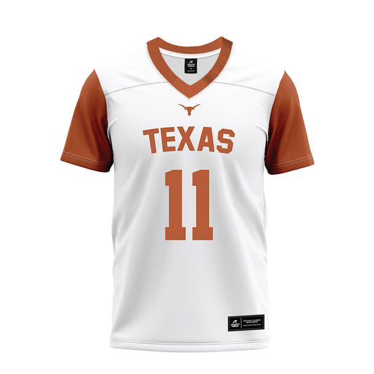 Texas - NCAA Football : Michael Terry III - White Premium Football Jersey-0