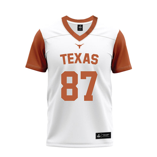 Texas - NCAA Football : Will Randle - White Premium Football Jersey-0
